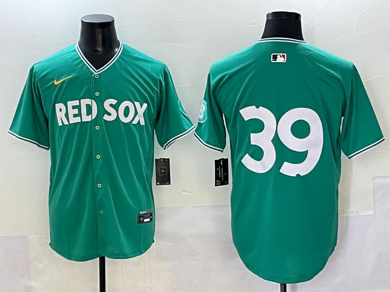 Men 2025 Boston Red Sox #39 No Name Dark Green Joint Name Nike MLB Jersey style 1